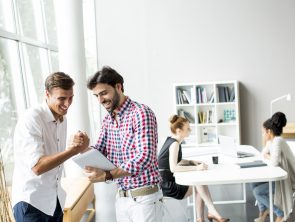 Young people in the office